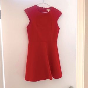 NWOT Silence + Noise Cut Out Back Red Dress, M